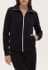 Electric blue color French Terry sweatshirt with a zipper